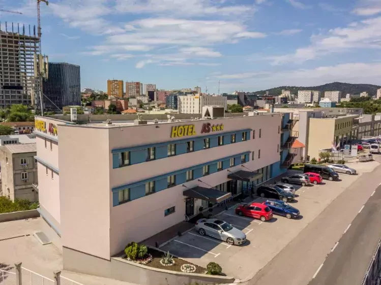 Omgeving van hotel As