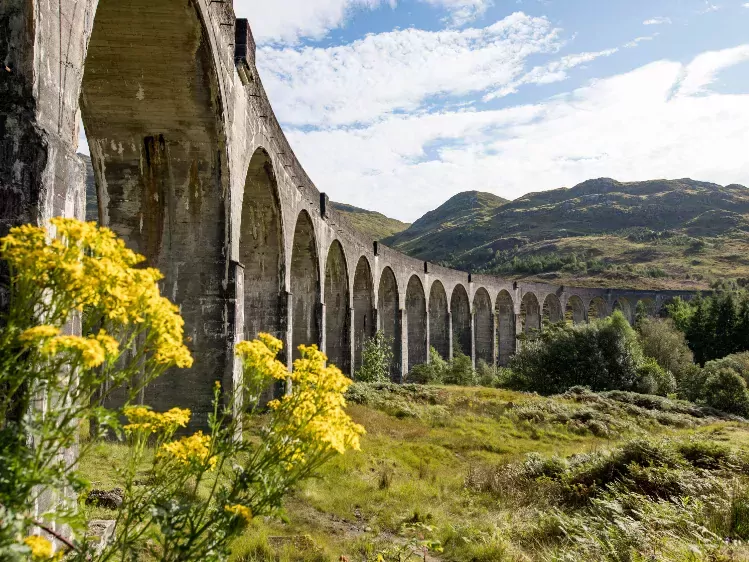 Viaduct West Highland Line in Glenfinnan