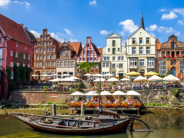 Vakwerkhuizen in Lüneberg