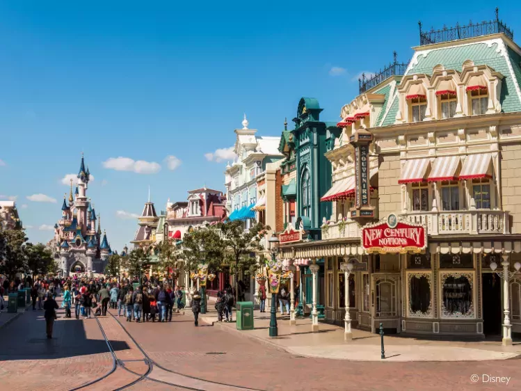 Main Street, U.S.A. in Disneyland Paris