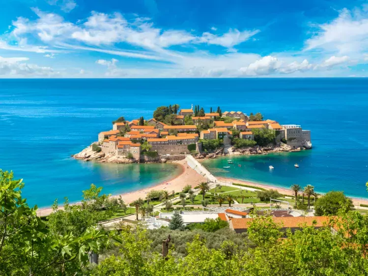 Schiereilandje Sveti Stefan