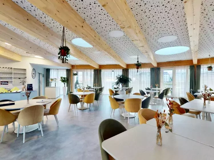 Restaurant van Alp Arthotel in Collombey