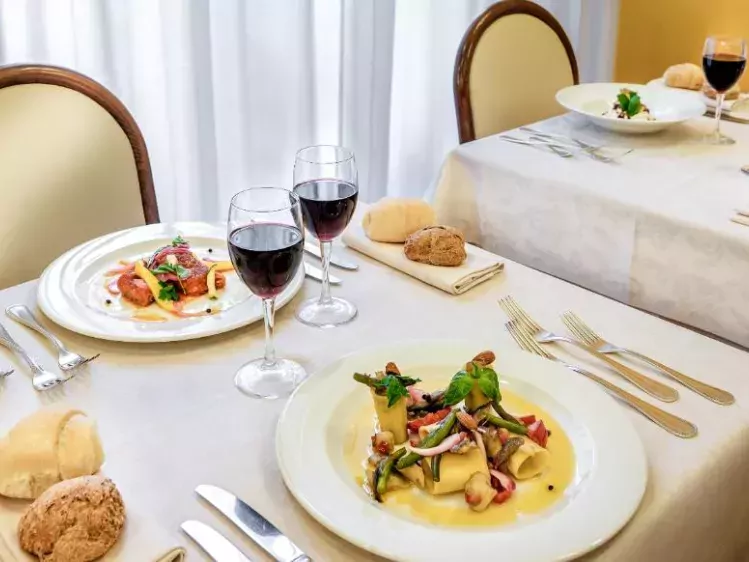 Restaurant van Hotel Boston in Montecatini Terme