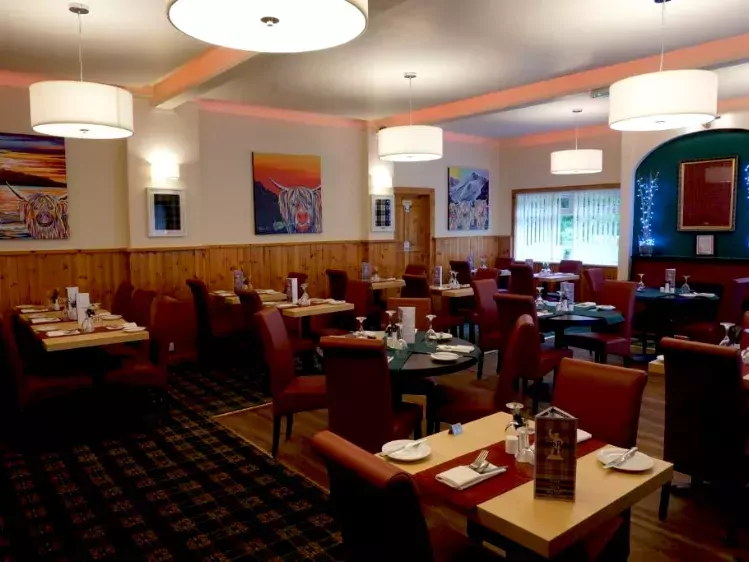 Restaurant van Rob Roy Hotel in Aberfoyle