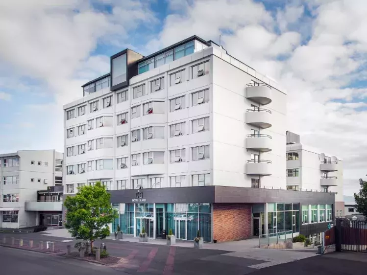 Vooraanzicht van Island Reykjavik Hotel in Reykjavik