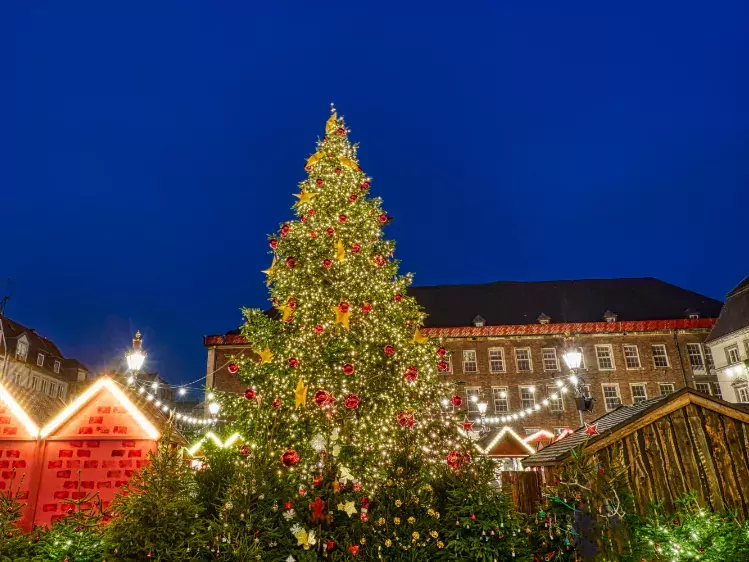 Kerst in Düsseldorf met de kerstboom