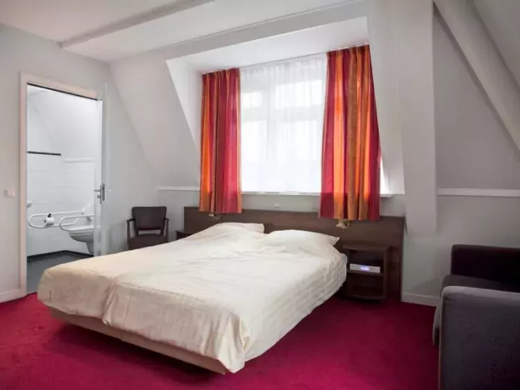 Voorbeeldkamer hotel van der Werff