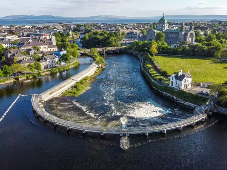 Sluis in Galway in Ierland