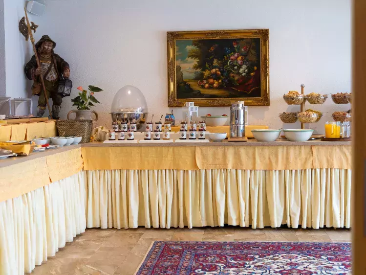 Ontbijtbuffet van hotel Seeblick in Nassereith