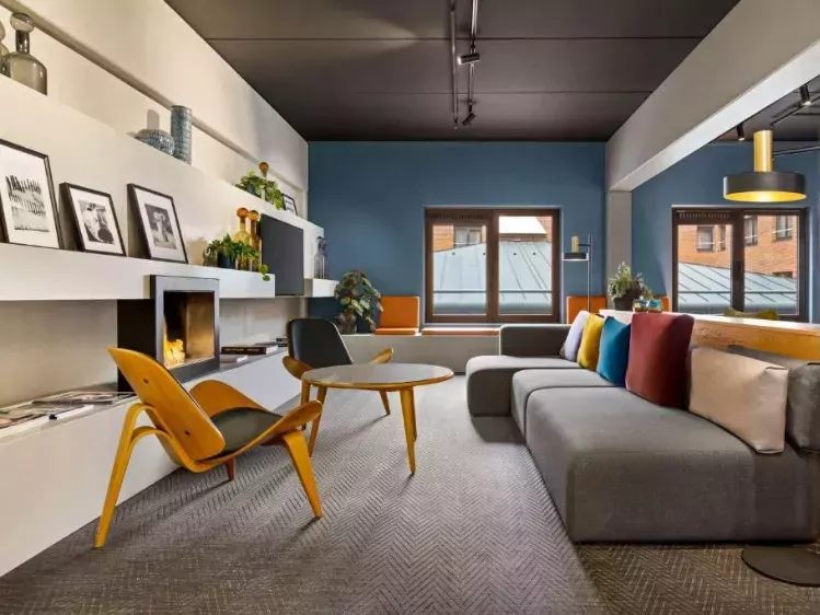 Lobby van Hotel Comwell HC Andersen in Odense