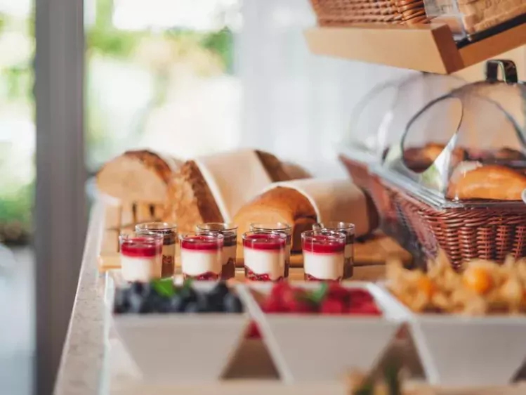 Ontbijtbuffet van Hotel Hein dichtbij Wenen