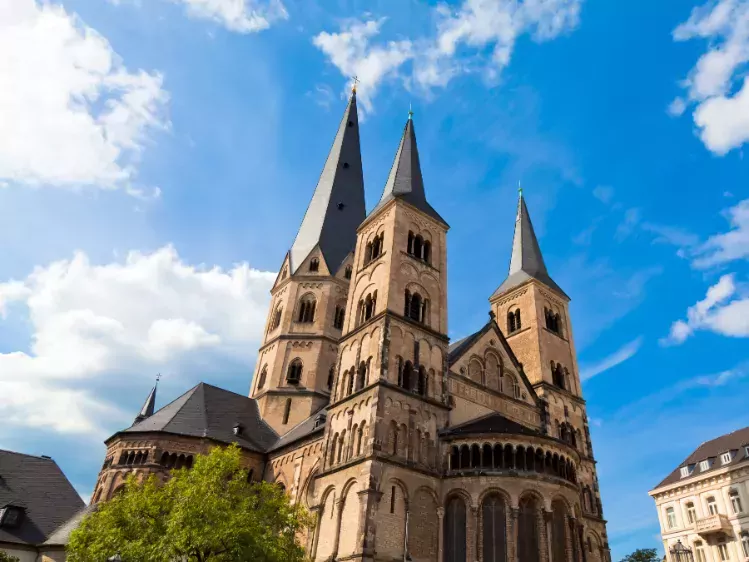 The Bonn Minster in Bonn in Duitsland