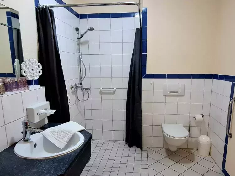 Voorbeeld badkamer Hotel Im Wiesengrund