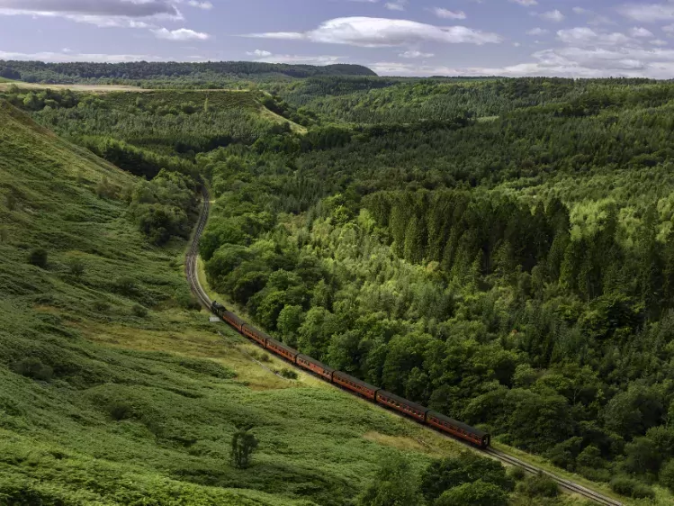 Trein op North York Moors Railway