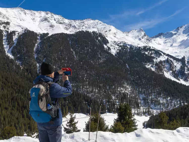 Berglandschap in Tirol in Oostenrijk