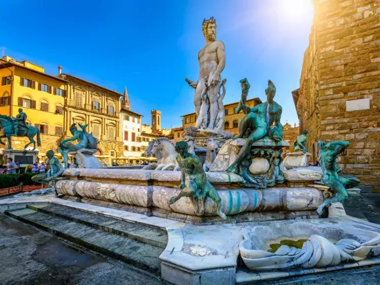 Fontein Neptunus in Florence