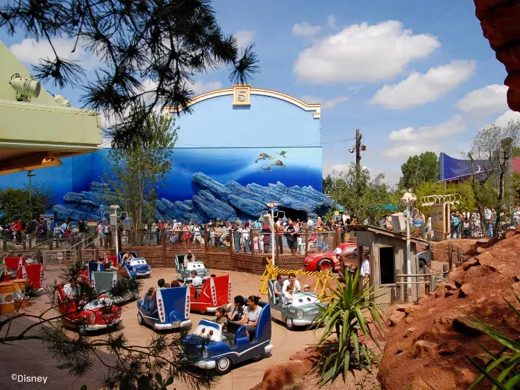 Walt Disney Studios Park - Cars Quatre Roues Rallye attractie