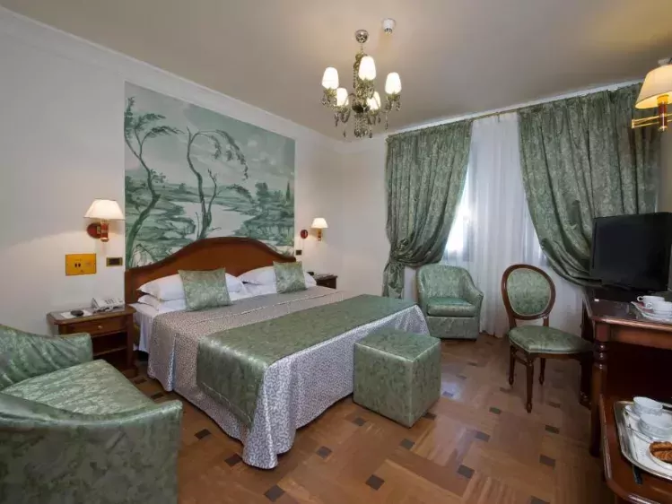 Voorbeeld kamer van Villa Pace Park Hotel Bolognese in Treviso