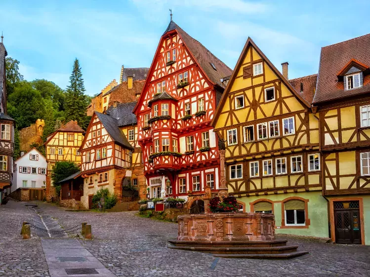 Vakwerkhuizen in Miltenberg