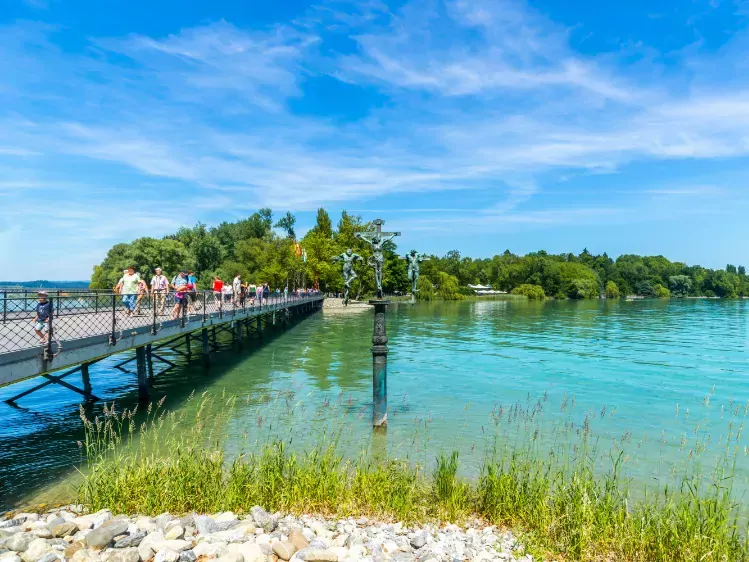 Bloemeneiland Mainau brug