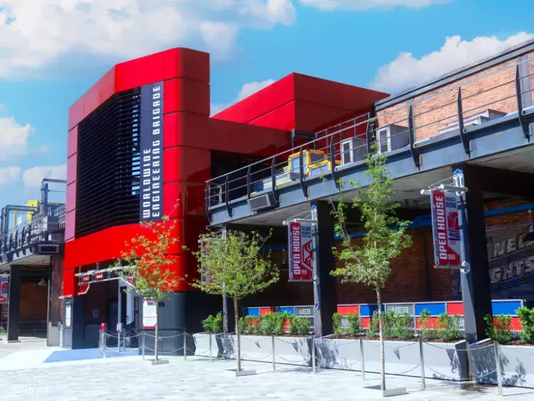 Disneyland Paris - Spider-Man W.E.B. Adventure - ingang