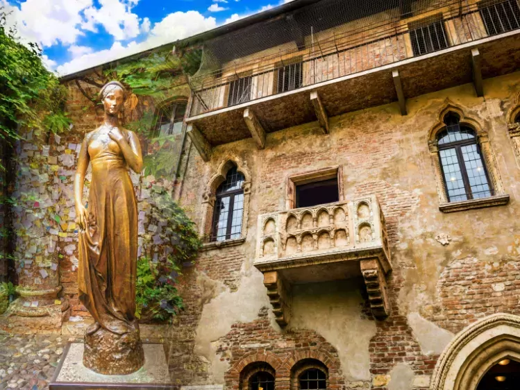 Balkon Romeo en Julia in Verona