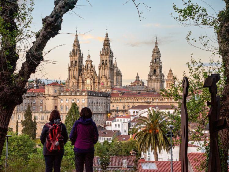 ES-Santiago de Compostela-Kathedraal Alameda Park