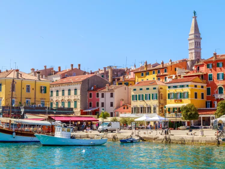 Kleurrijke huizen in Rovinj 2
