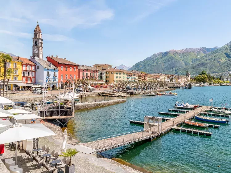 Haven van Ascona in Zwitserland