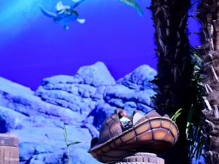 Disneyland Paris - Crush's Coaster attractie