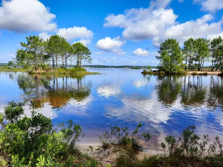 Lacanau meer in Frankrijk