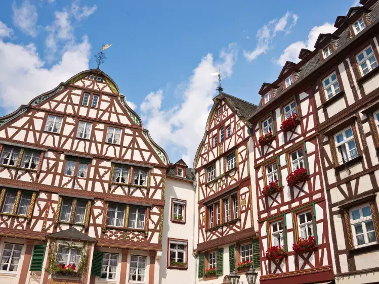 Vakwerkhuizen in Bernkastel
