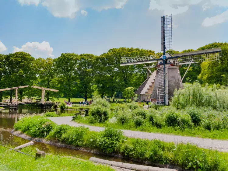 Windmolen in het Openluchtmuseum in Arnhem