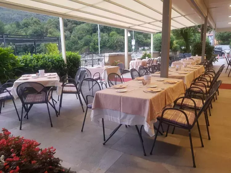 Restaurant van Hotel Due Palme in Mergozzo