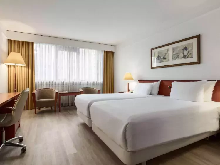 Voorbeeld hotelkamer van NH Maastricht