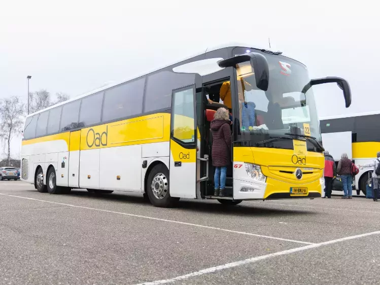 Oad bus op overstappunt in Didam