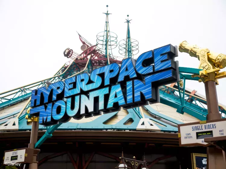 Disneyland Paris - Star Wars Hyperspace Mountain ingang