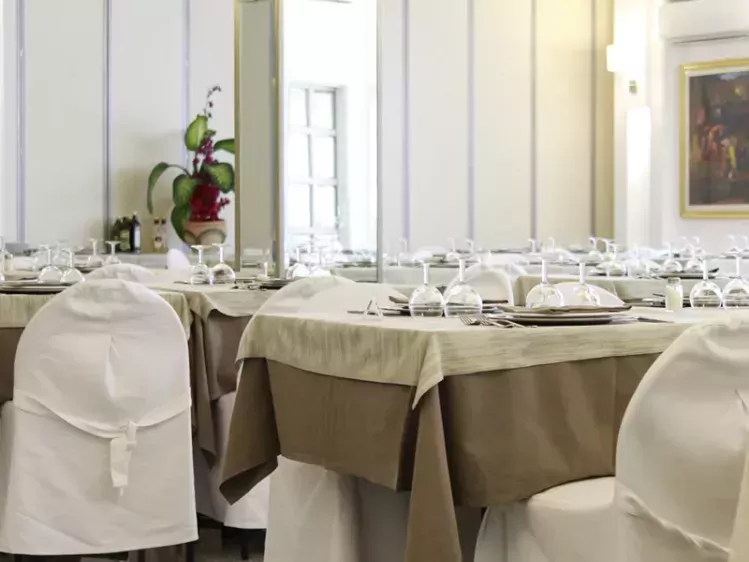 Restaurant van Hotel Califfo in Quartu Sant'Elena