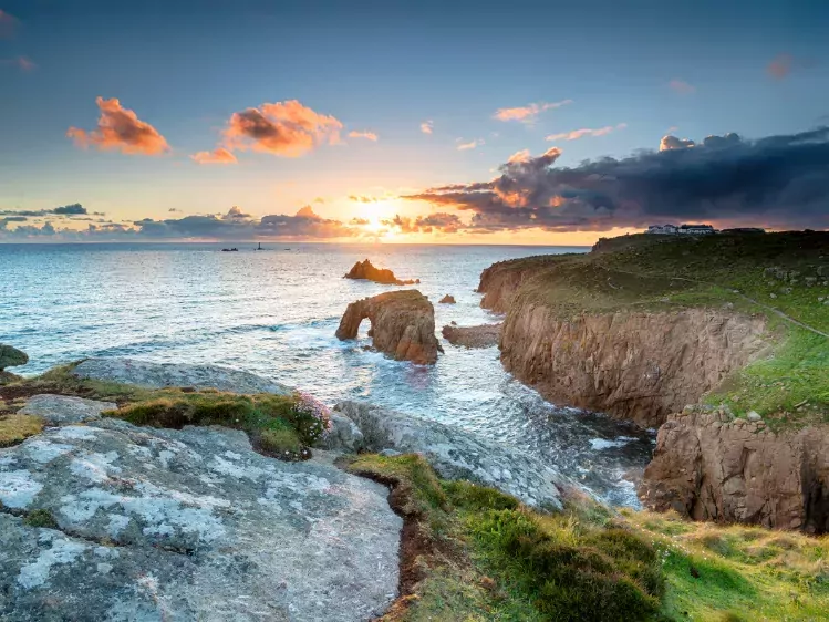 Lands End in Cornwall 