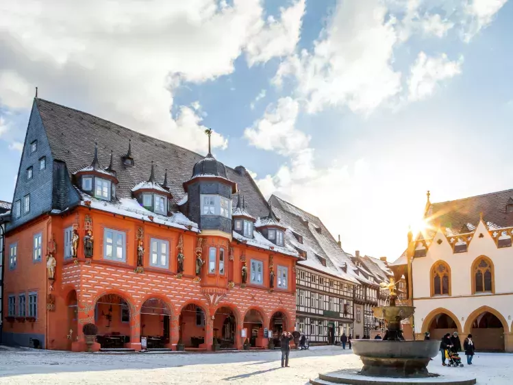 Binnenstad van hanzestad Goslar