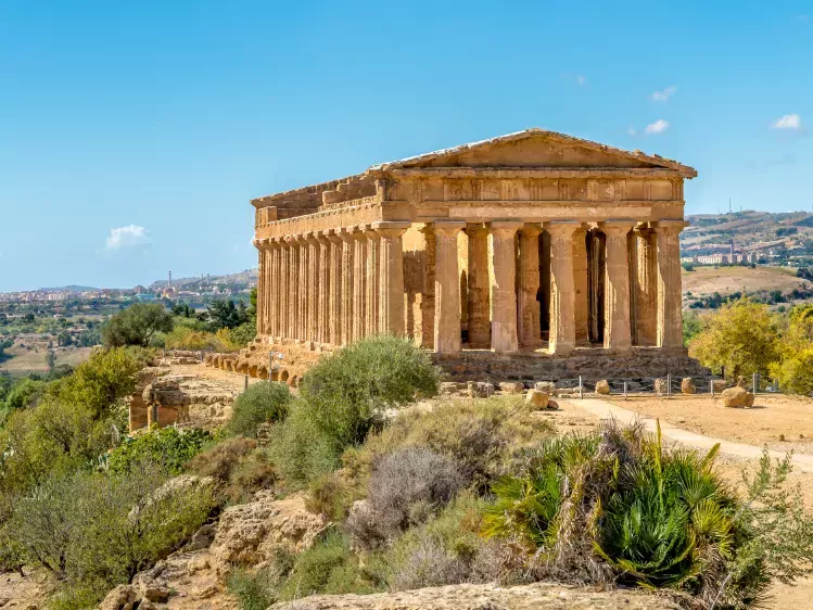 Tempel van Concordia in Agrigento, Sicilië, Italië