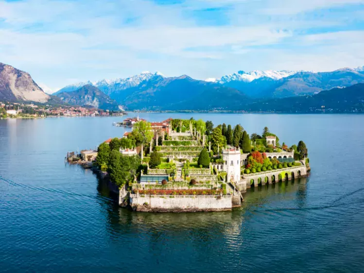 Eiland Isola Bella in Lago Maggiore