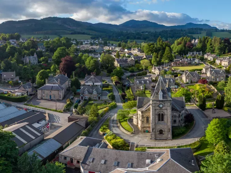 Pitlochry in Schotland