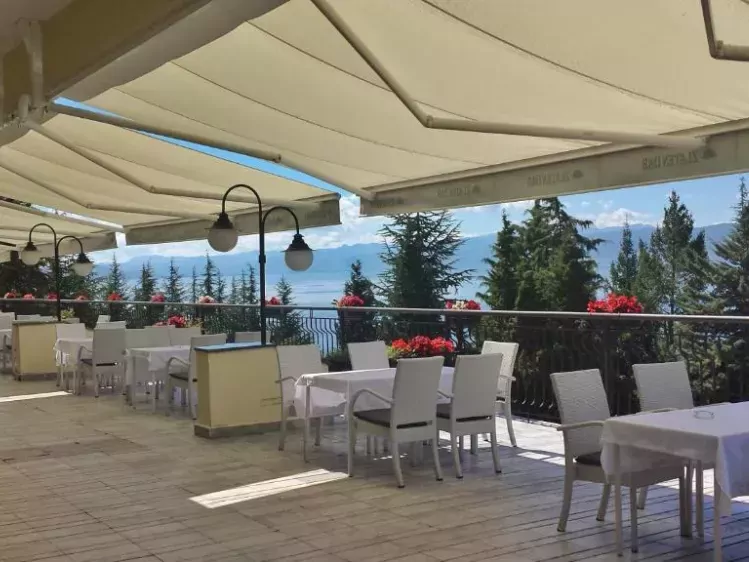 Hotel Metropol Ohrid terras