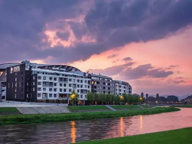 Vooraanzicht van Hotel Park