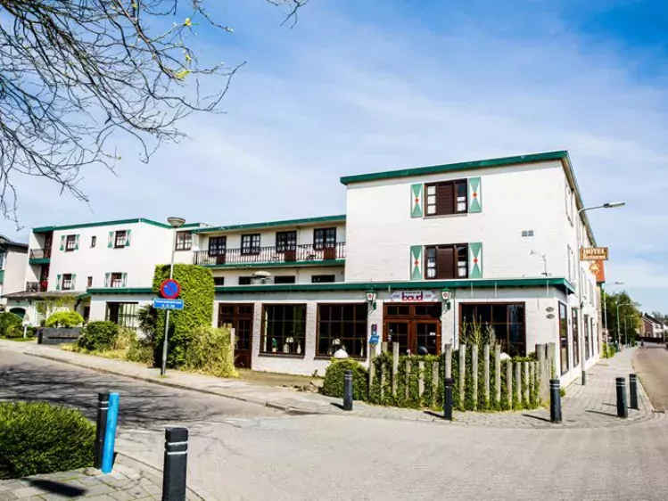 Vooraanzicht van Hotel Op de Boud in Valkenburg