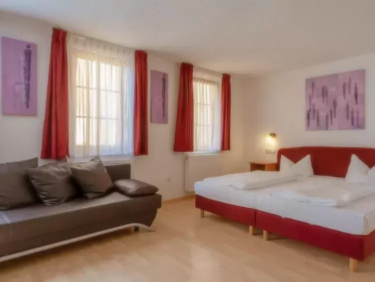 Voorbeeld kamer van Hotel Zum Grunen Kranz in Rüdesheim