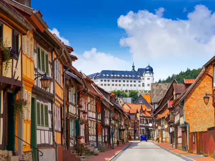 Vakwerkhuizen in Stolberg