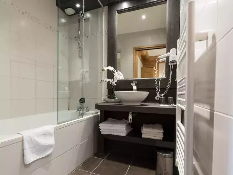 Badkamer - Hôtel Club Le Crêt
