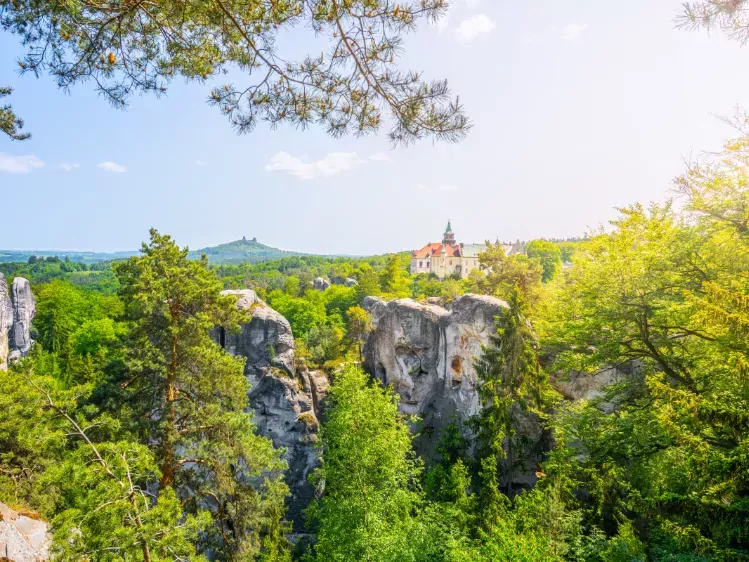 Rotsformaties in Boheems Paradijs